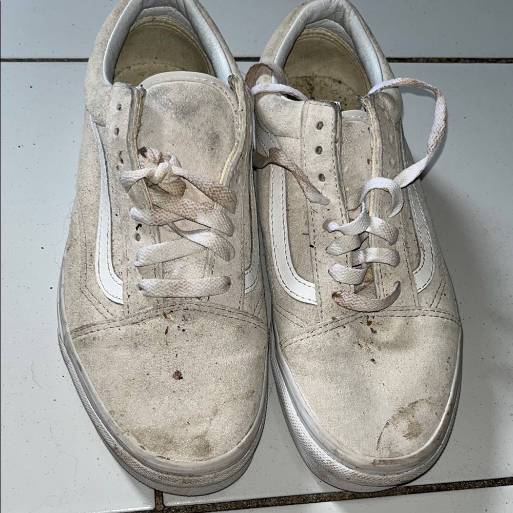 Vans White Athletic Shoes